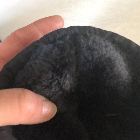 NWOB Black Weather Resistant Boots Size 6Shearling Type Lining Warm Winter Shoes - Picture 7 of 8